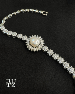 Rutz Celestial Radiance — 925 Sterling Silver Sun & Star Bracelet