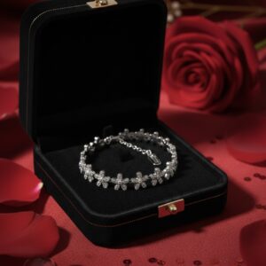 RUTZ Silver sterling 925 Floral Bracelet