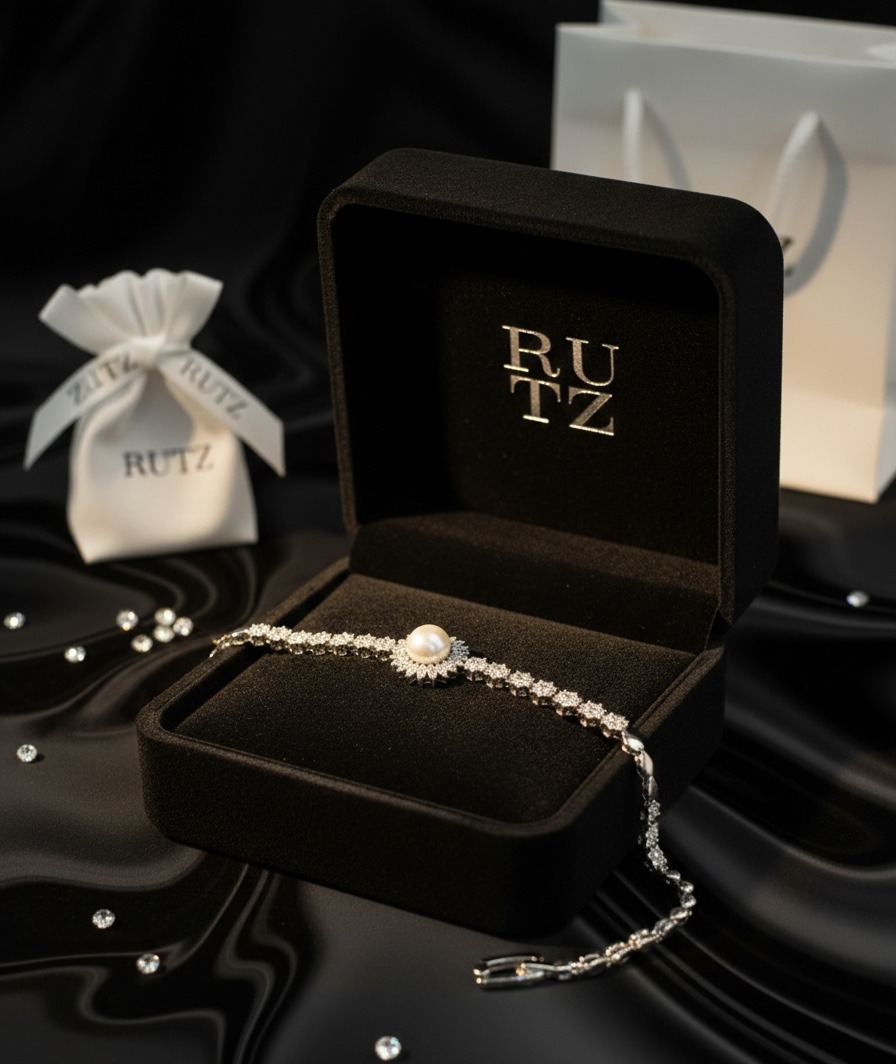 RUTZ Silver sterling 925 Floral Bracelet